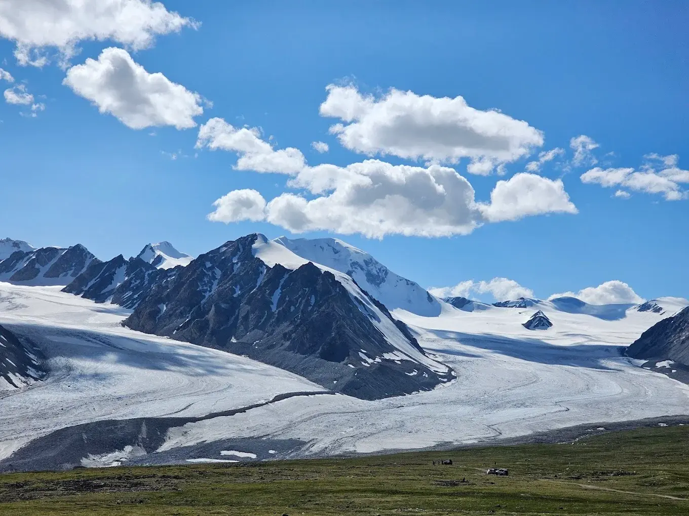 Altai Tavan Bogd — the highest and most majestic mountain range in Mongolia.